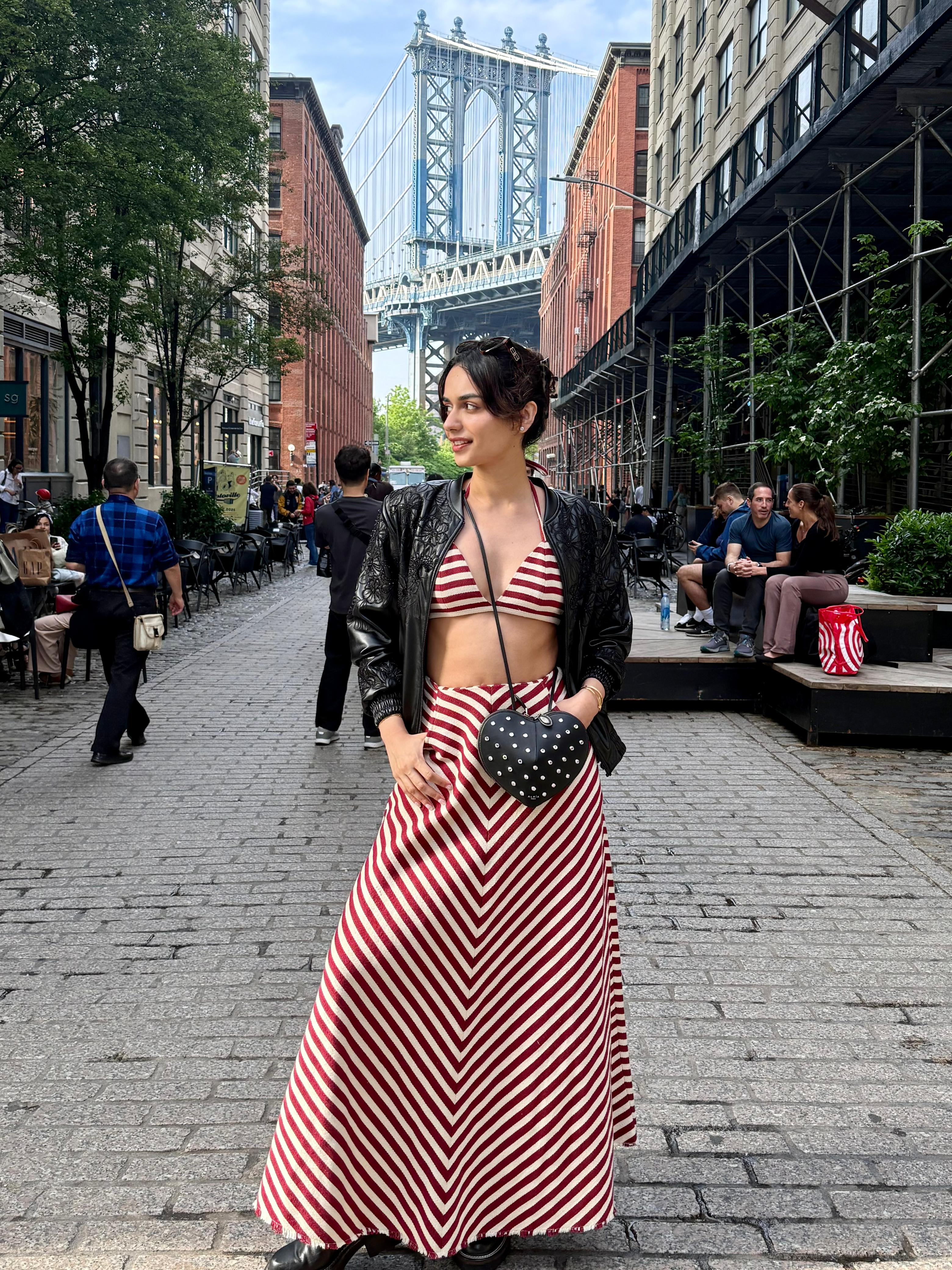 Manushi Chhillar in Bria A-line Set