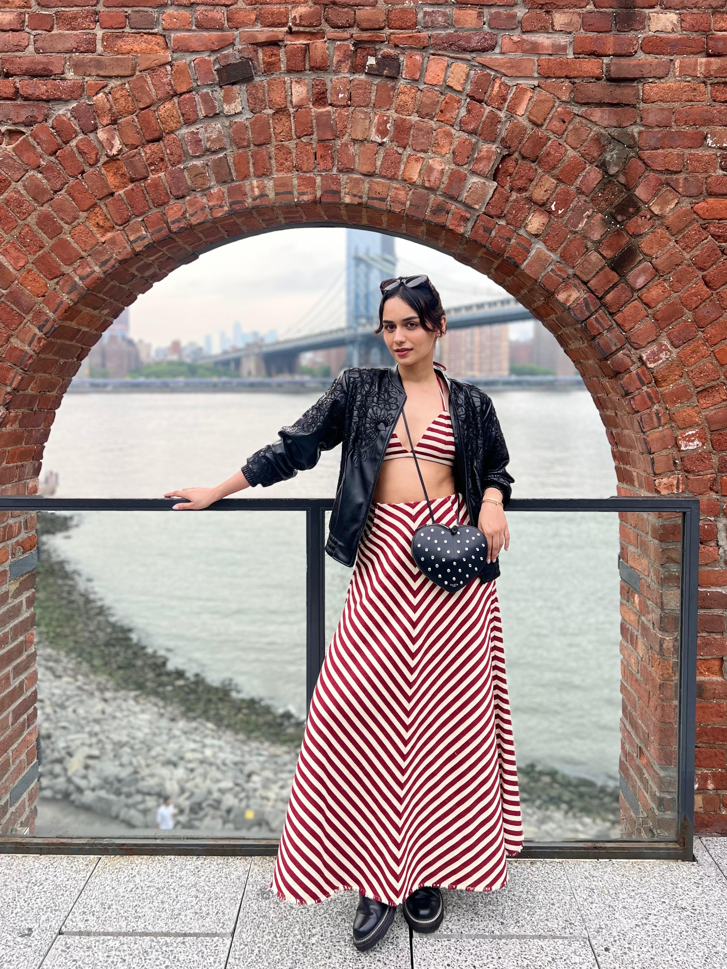 Manushi Chhillar in Bria A-line Set