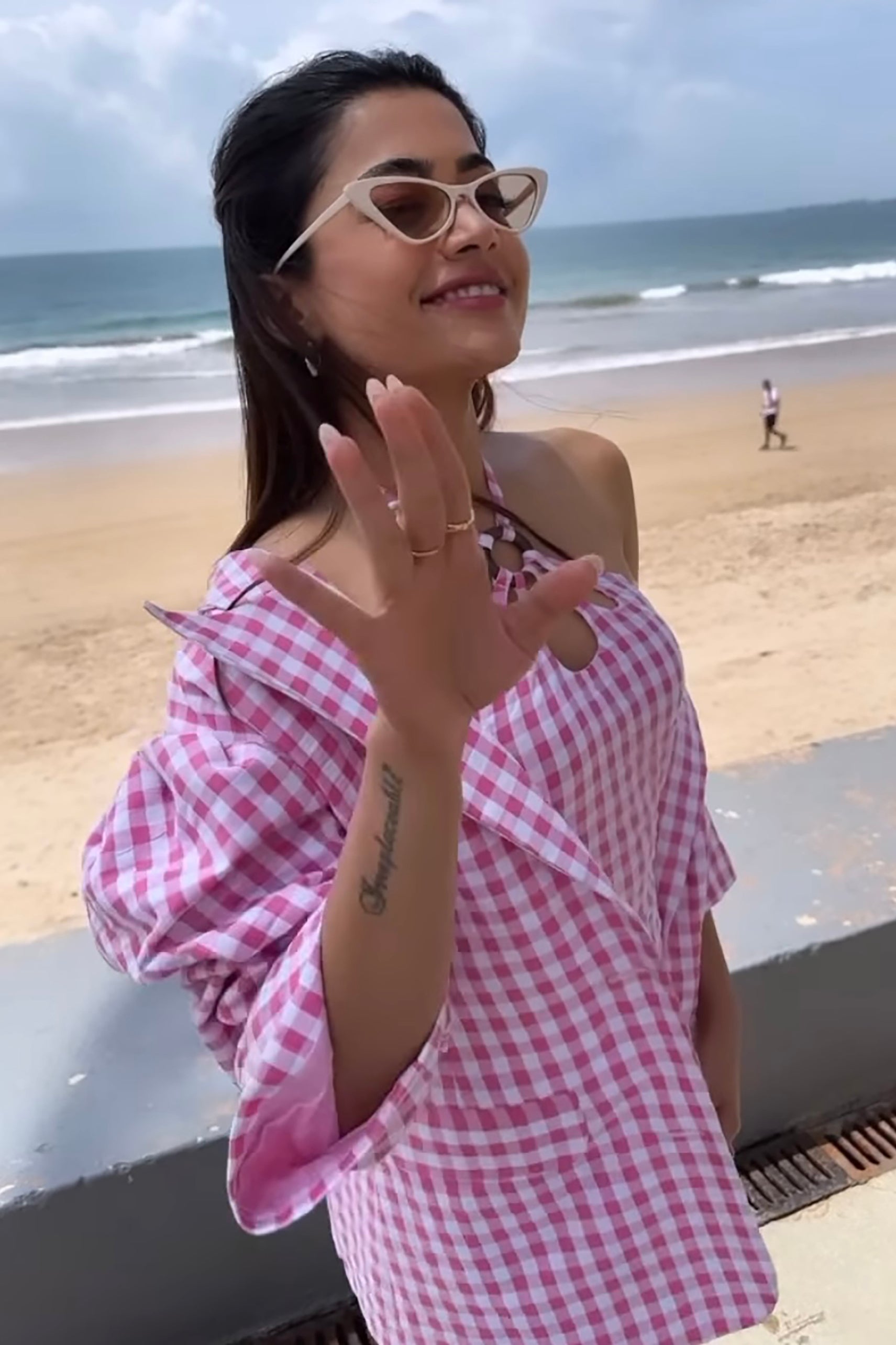 RASHMIKA MANDANA IN ZALE JACKET