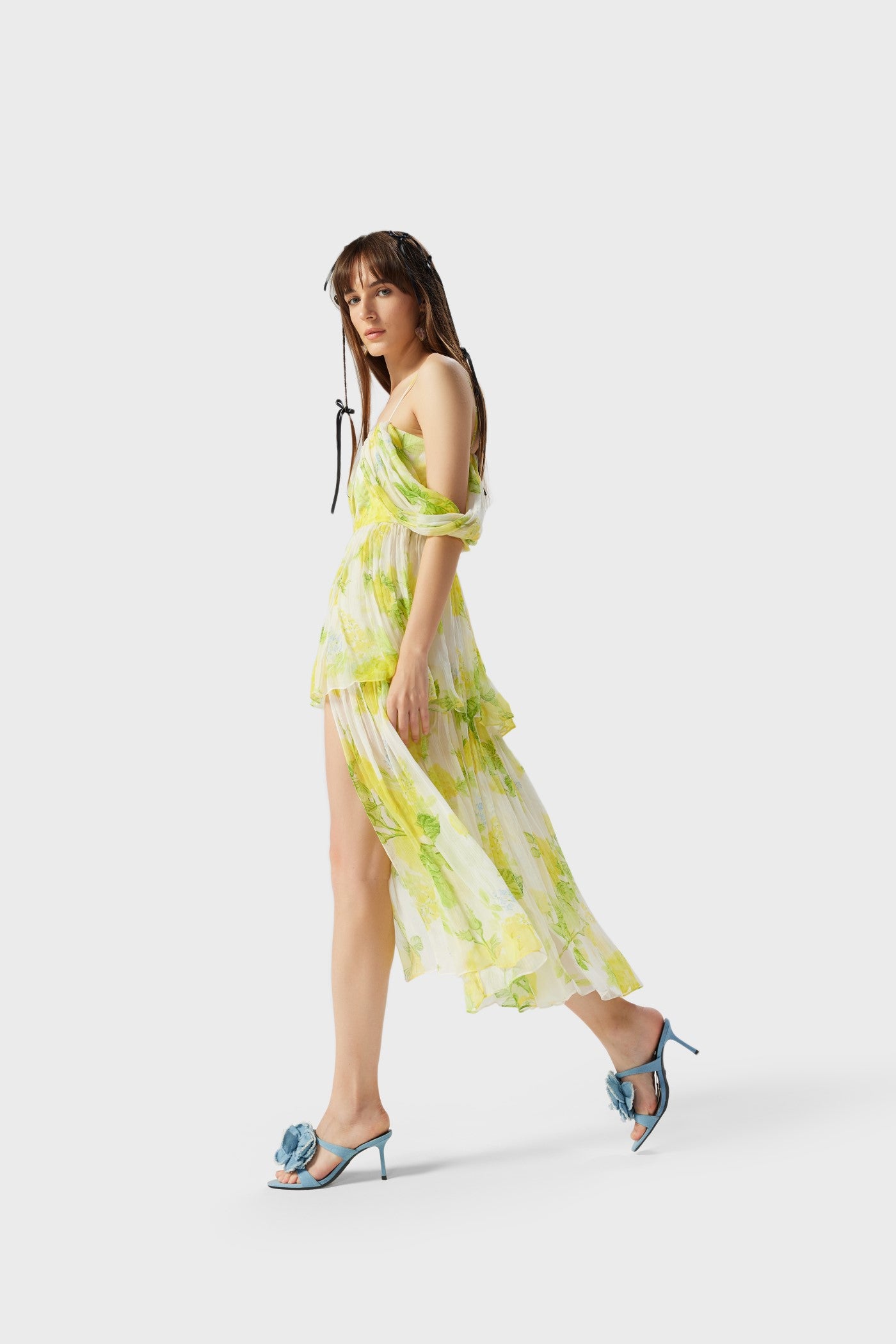 Rakulpreet Singh in Fleur Strappy Midi Dress