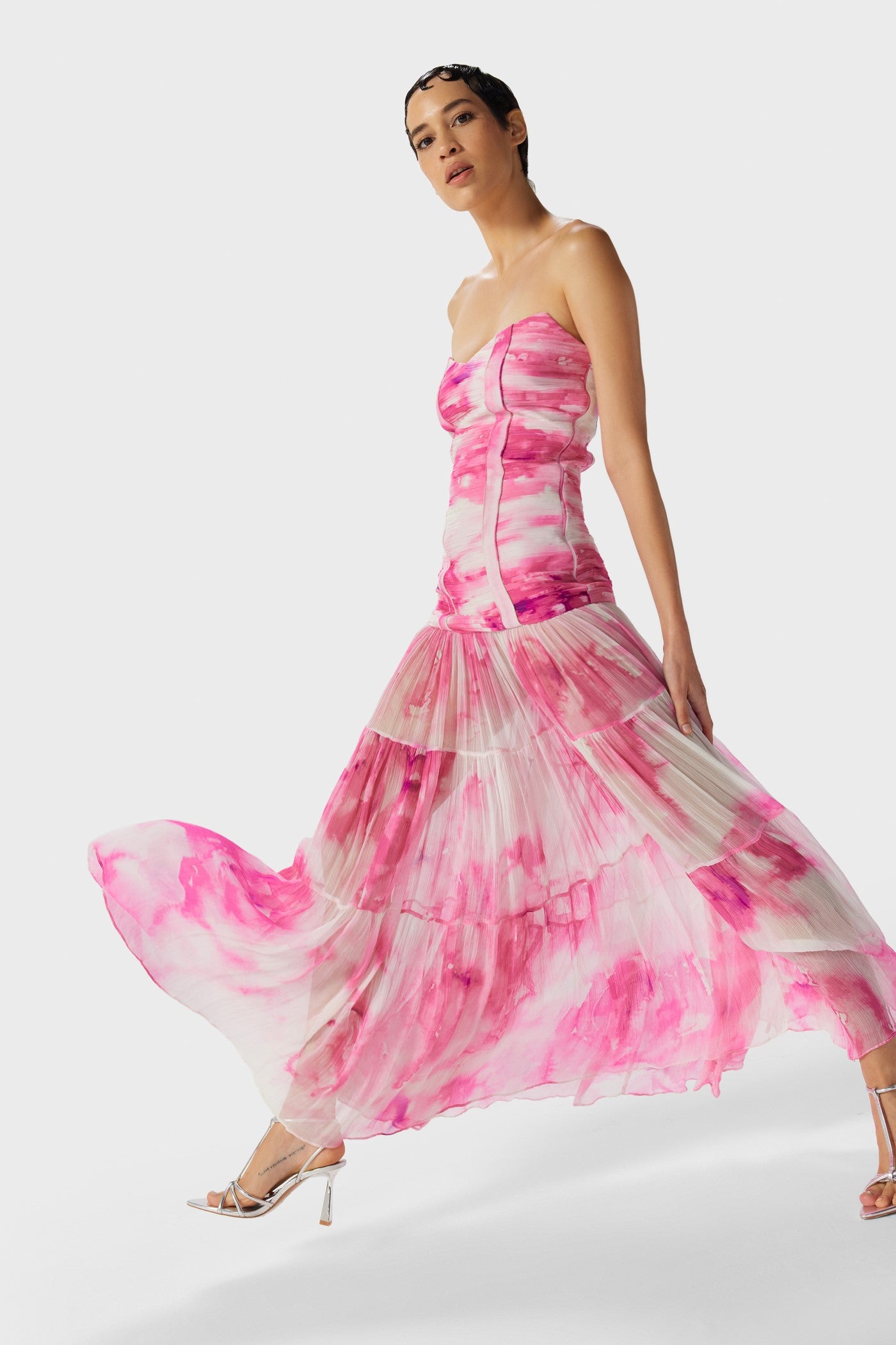 Urfi Javed in Rosie Ruched Dress