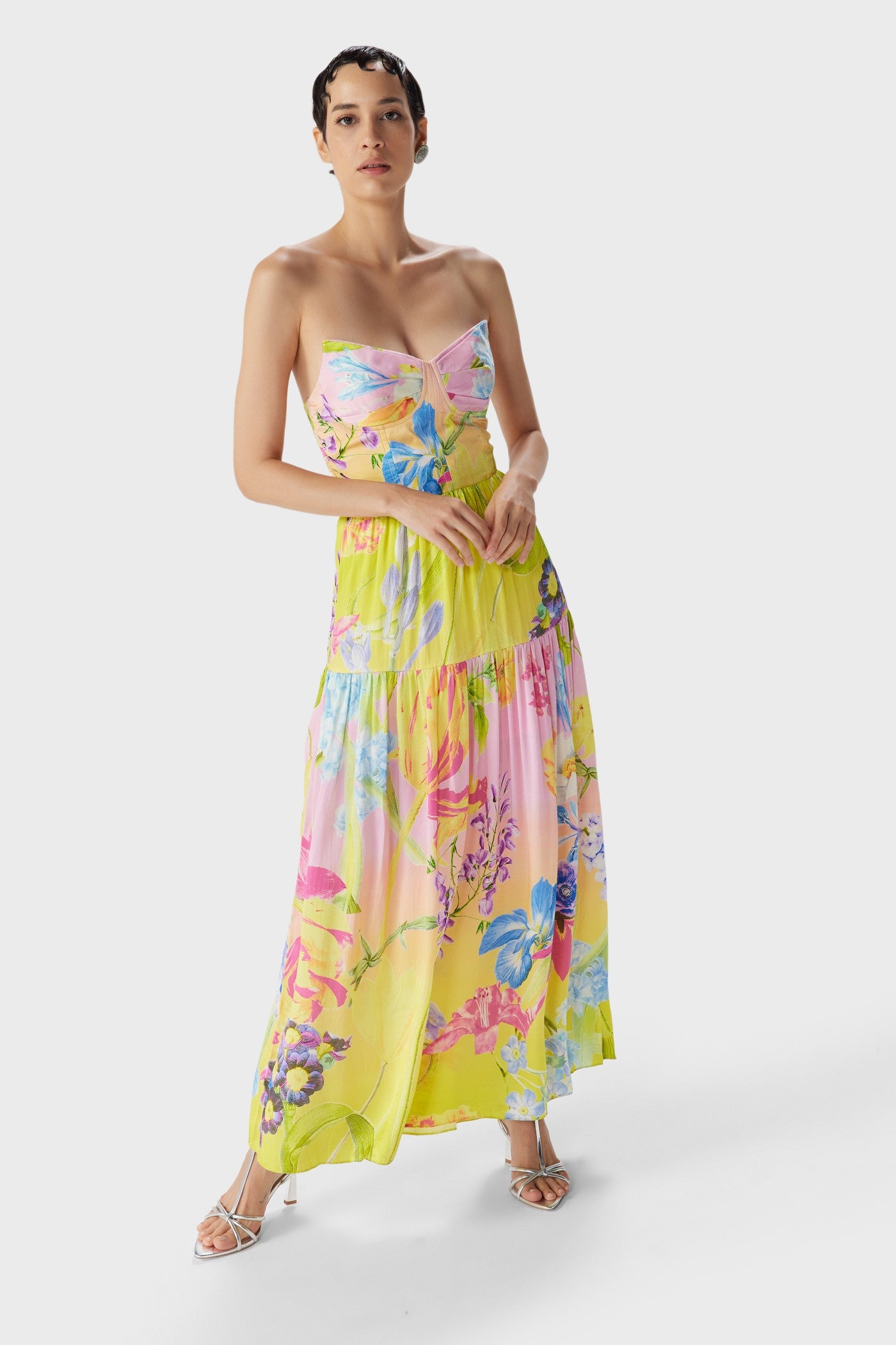 Tira Corset Midi Dress