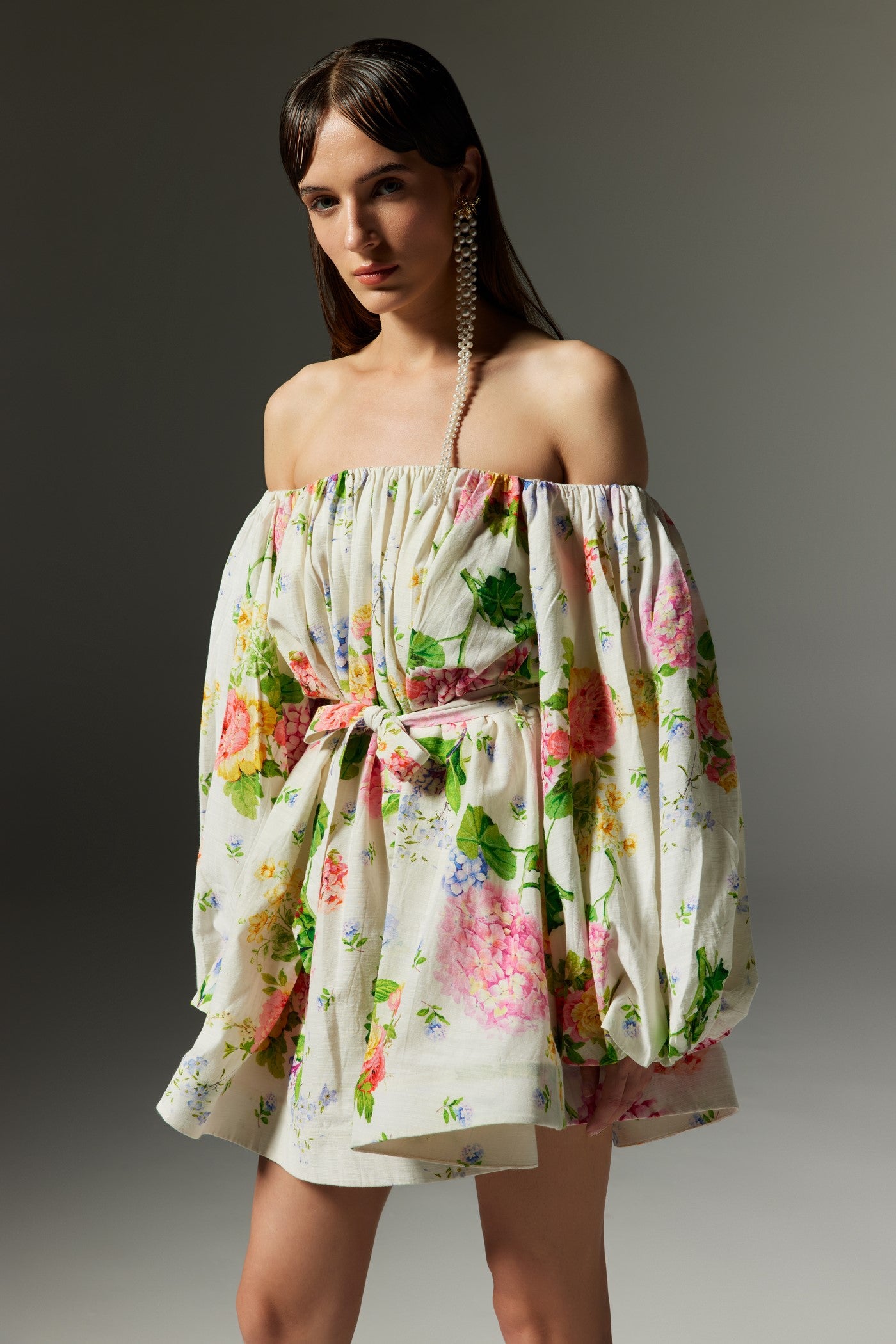 Gala Off Shoulder Short Dress