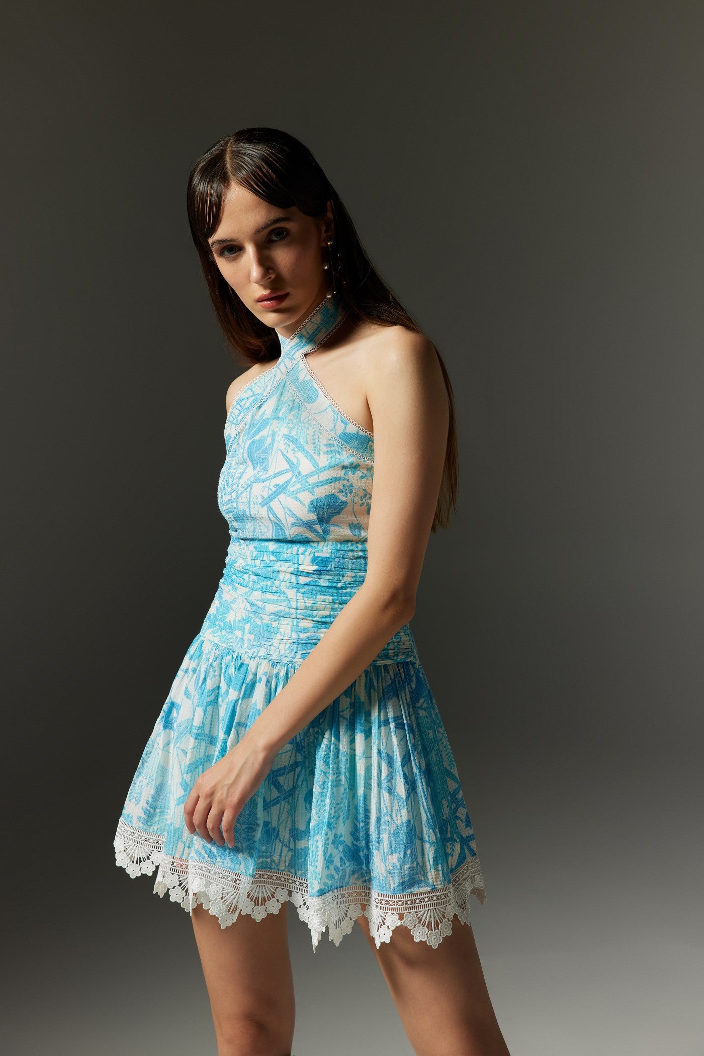 Tal Halter Mini Dress