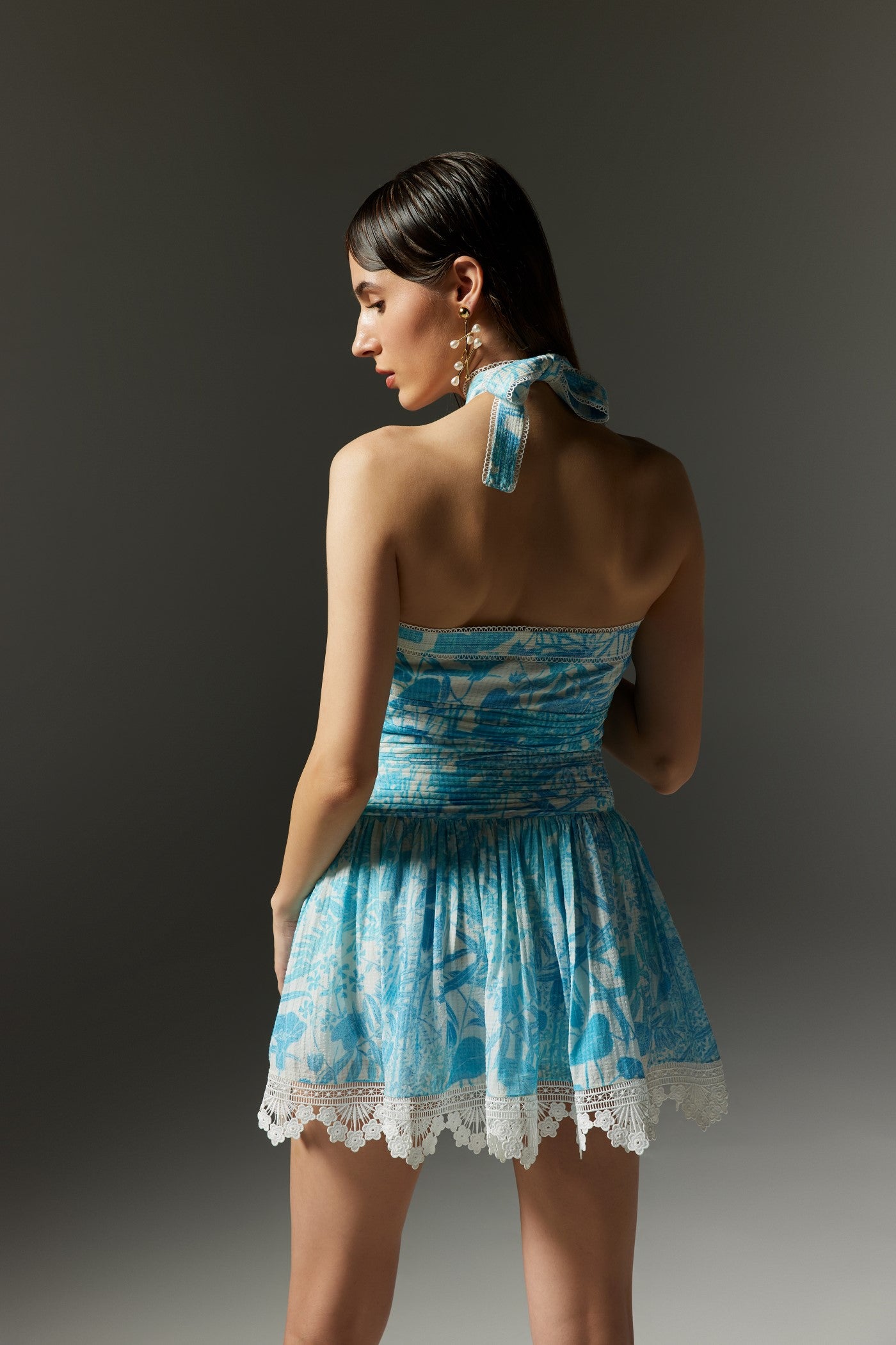 Tal Halter Mini Dress