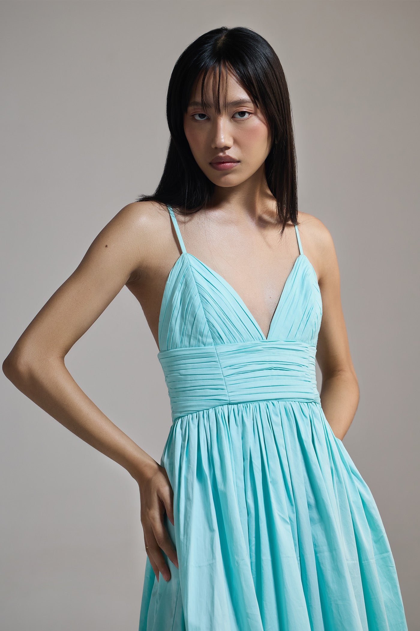 WHISPER MIDI DRESS