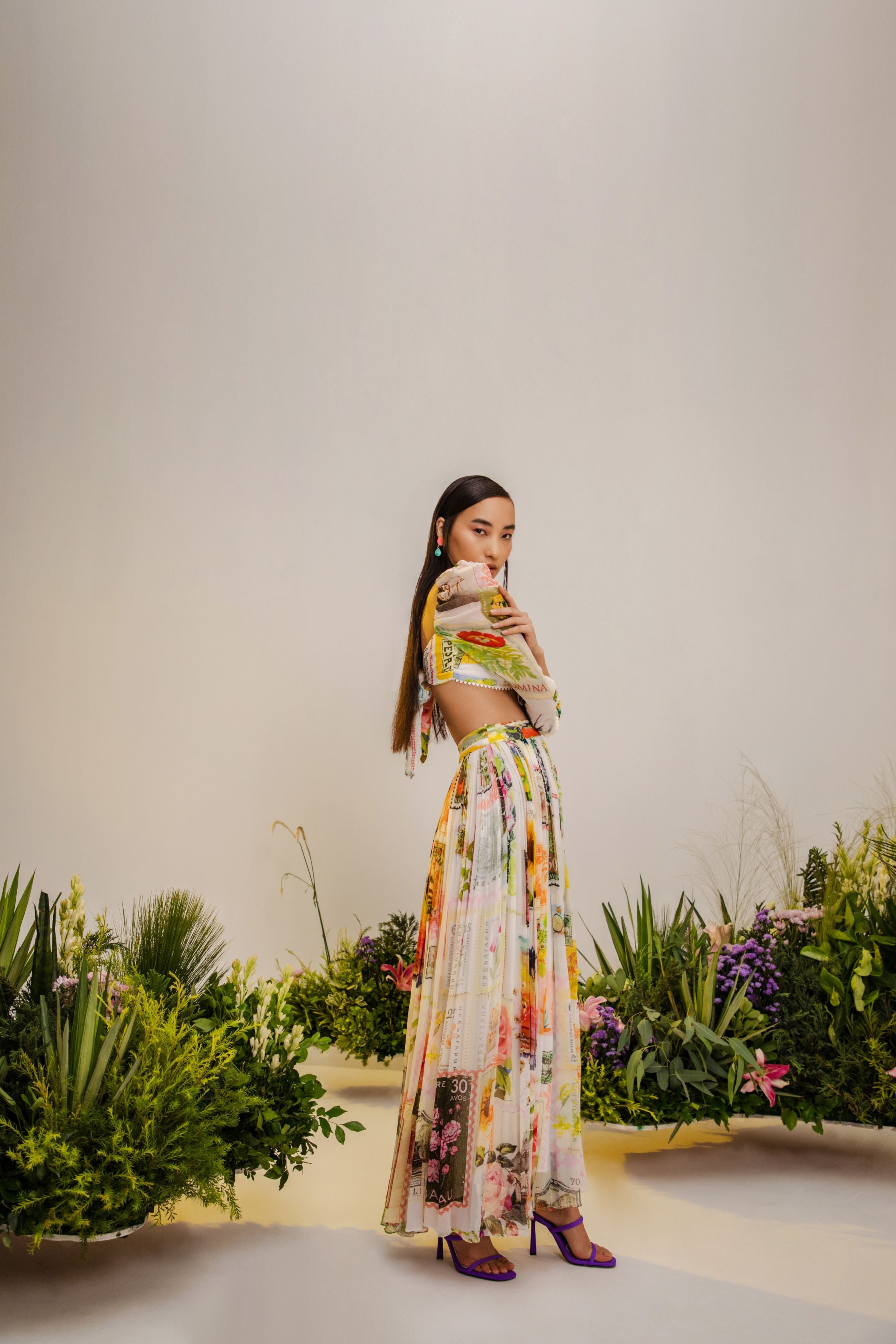 Koto Bandeau & Midi Skirt