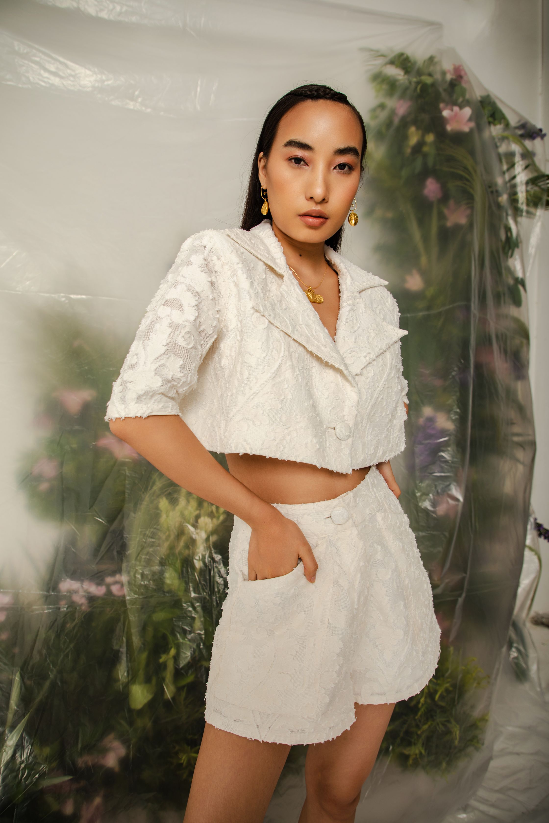 Mira Kapoor in Mai Matching Set (Jacket & Shorts)