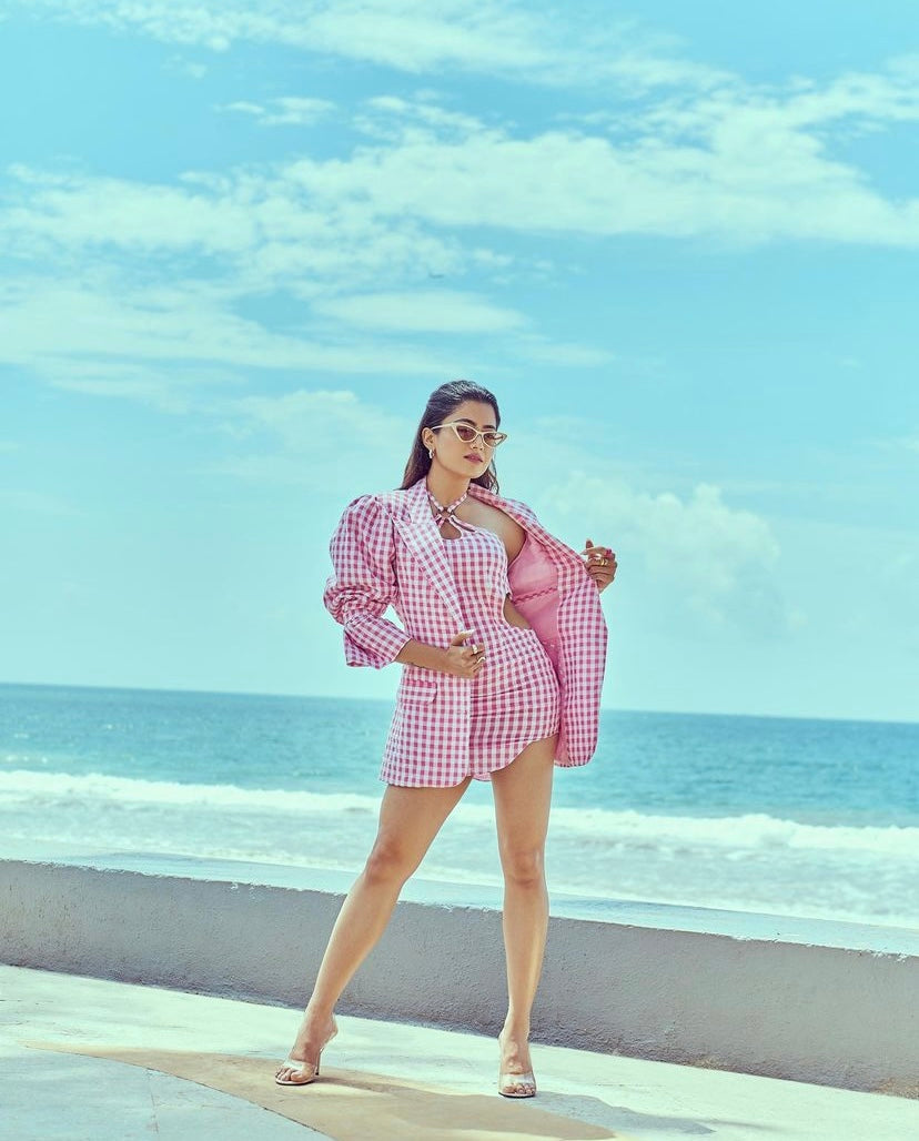 RASHMIKA MANDANA IN ZALE JACKET