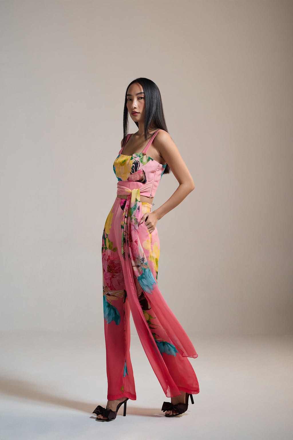 TROPICAL BLOOM BUSTIER