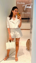 Mira Kapoor in Mai Matching Set (Jacket & Shorts)