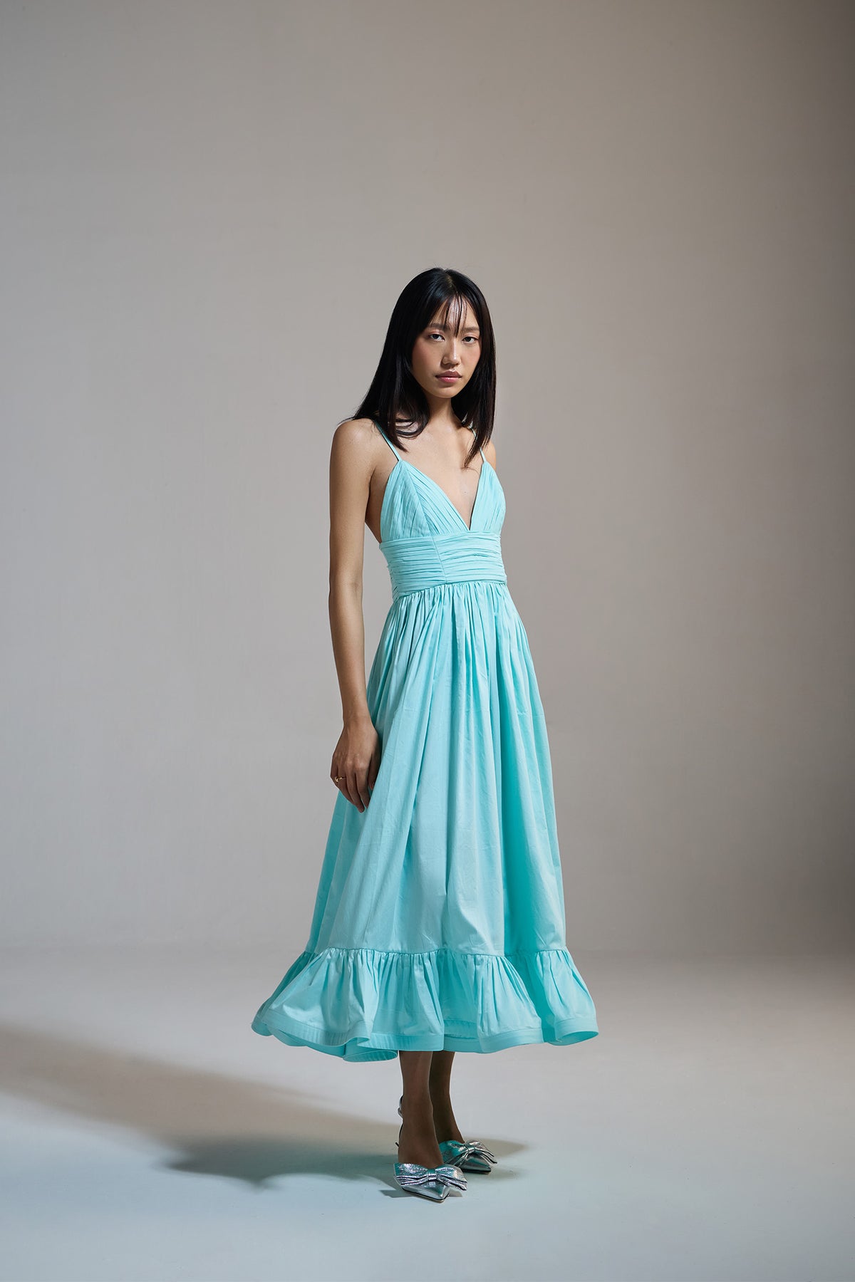 WHISPER MIDI DRESS