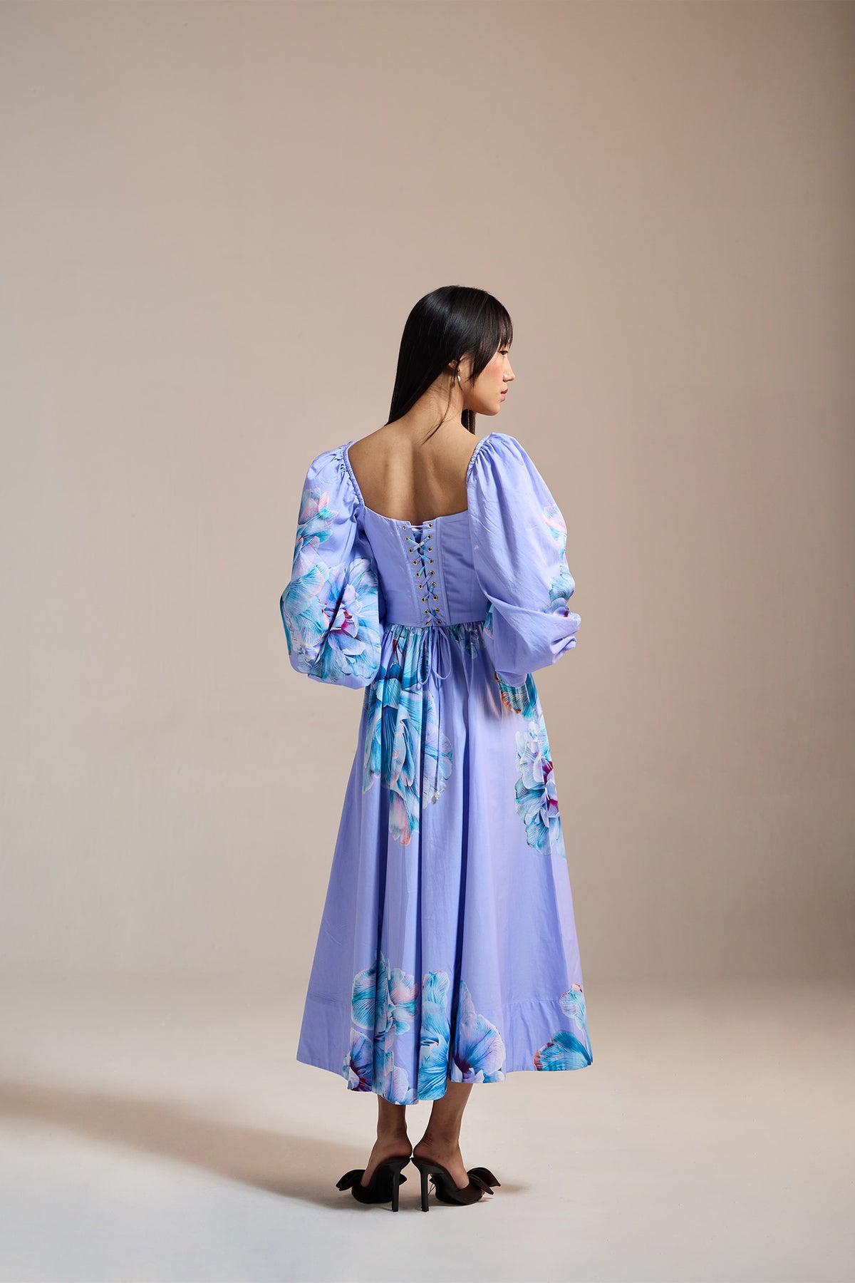 LAVENDER CORSET BLOOM GOWN