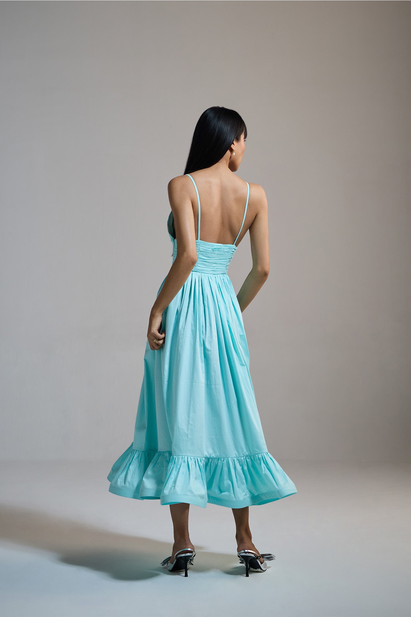 WHISPER MIDI DRESS