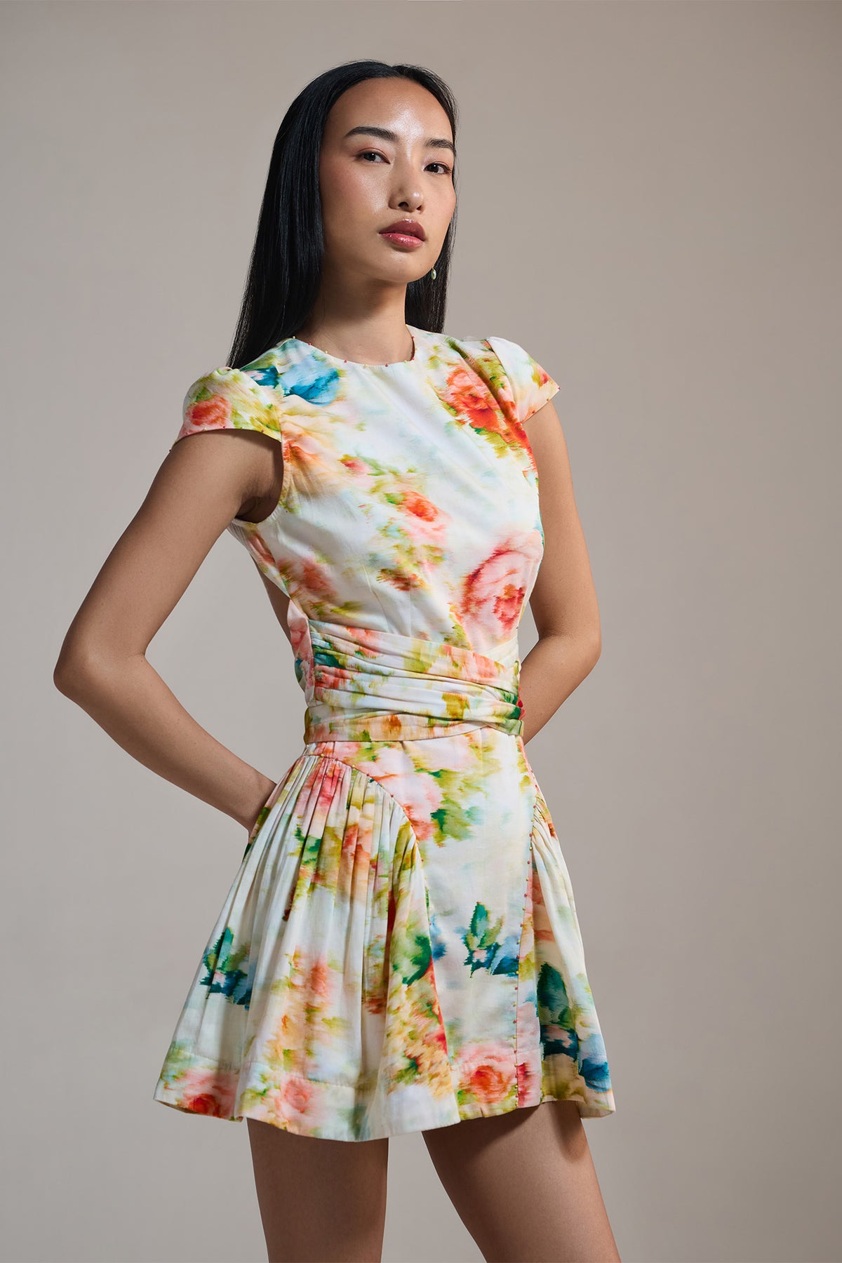 PETAL RUSH MINI DRESS
