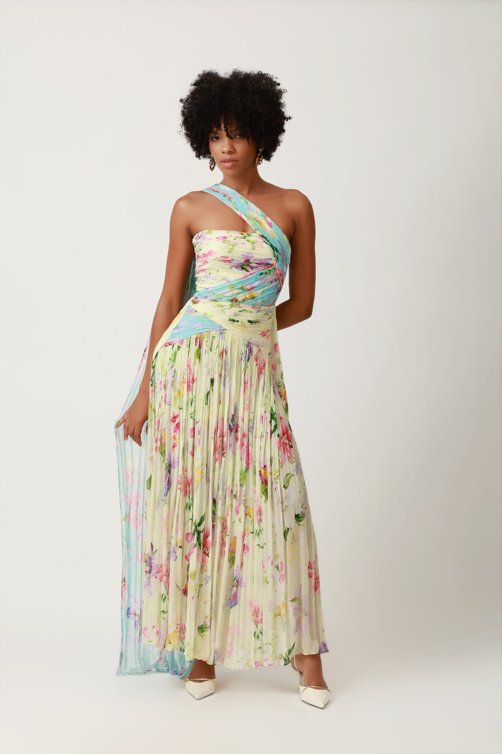 Pastel Garden Maxi Dress