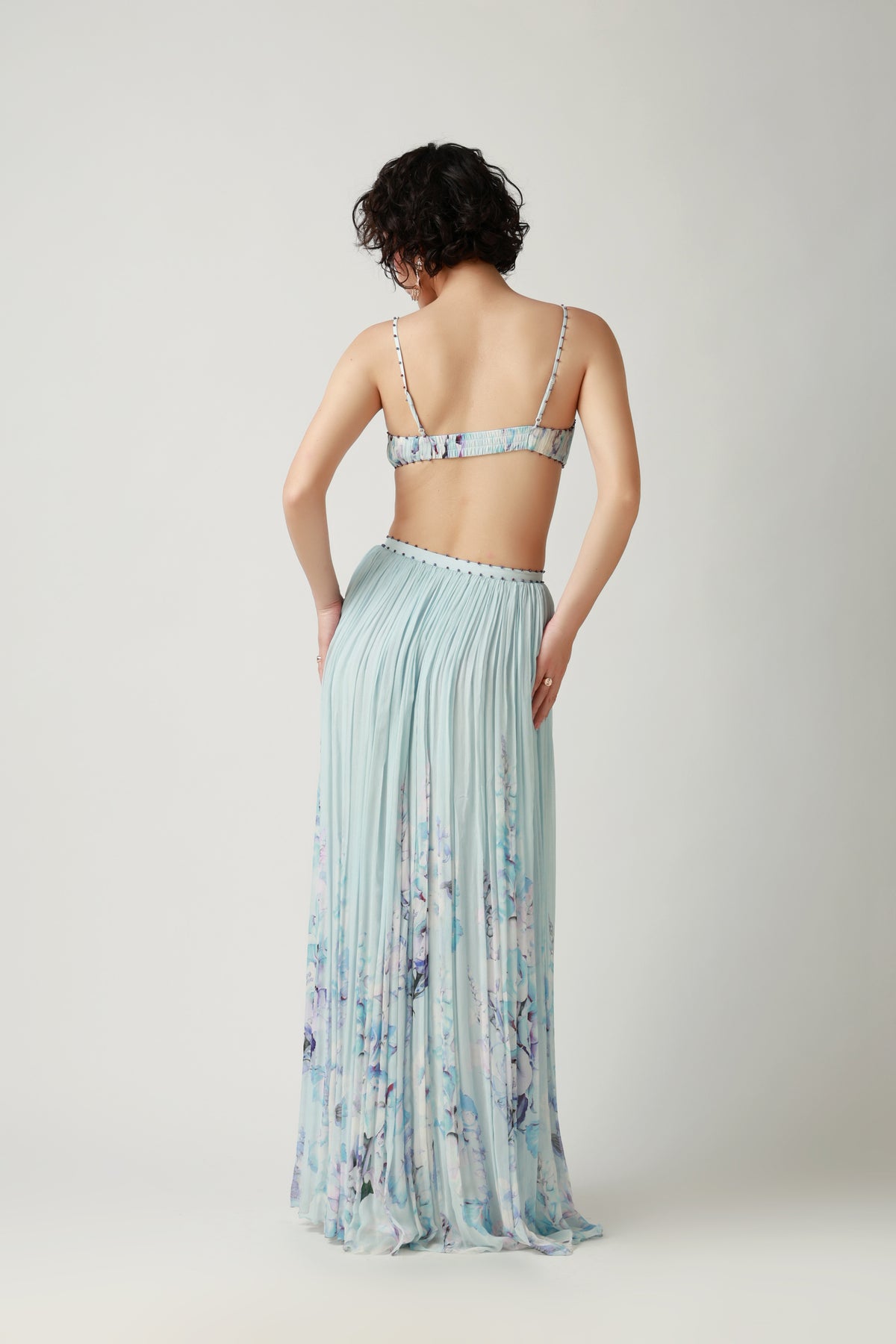 Seafoam Bralette & Maxi Skirt Set