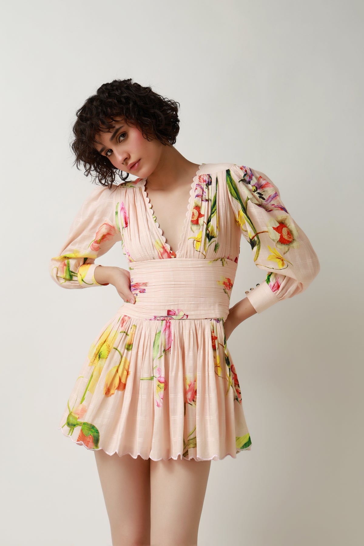 Peachy Mini Dress