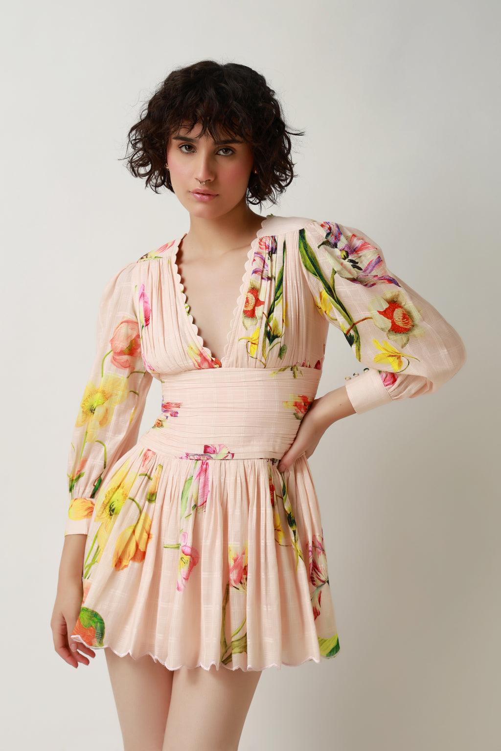 Peachy Mini Dress