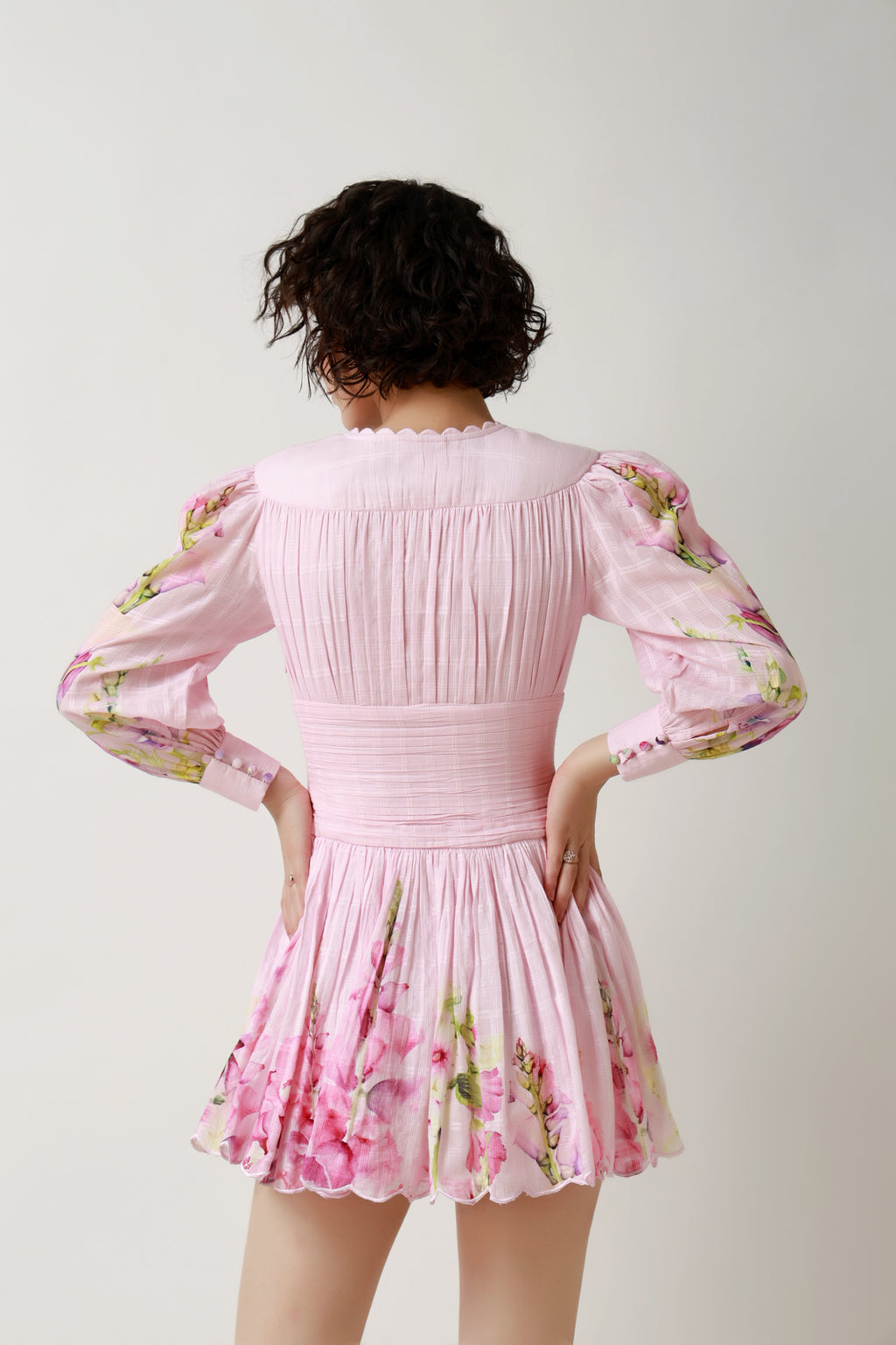 Petal Reverie Mini Dress