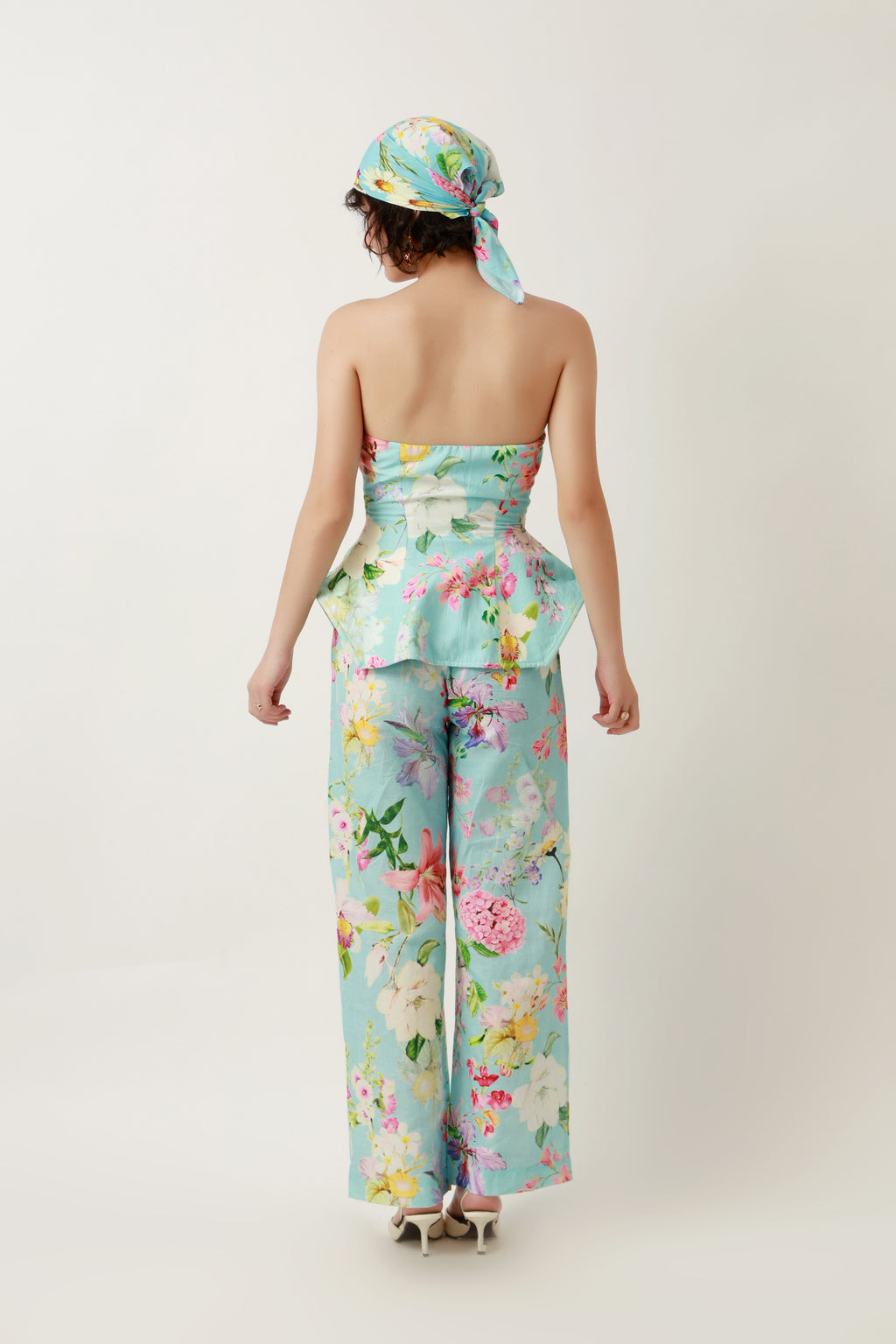 Botanical Bloom Peplum Co-Ord Set