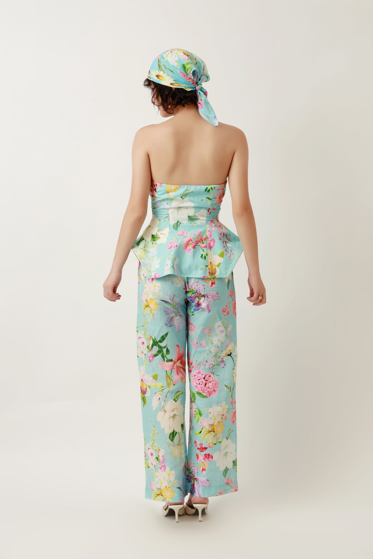 Botanical Bloom Peplum Co-Ord Set