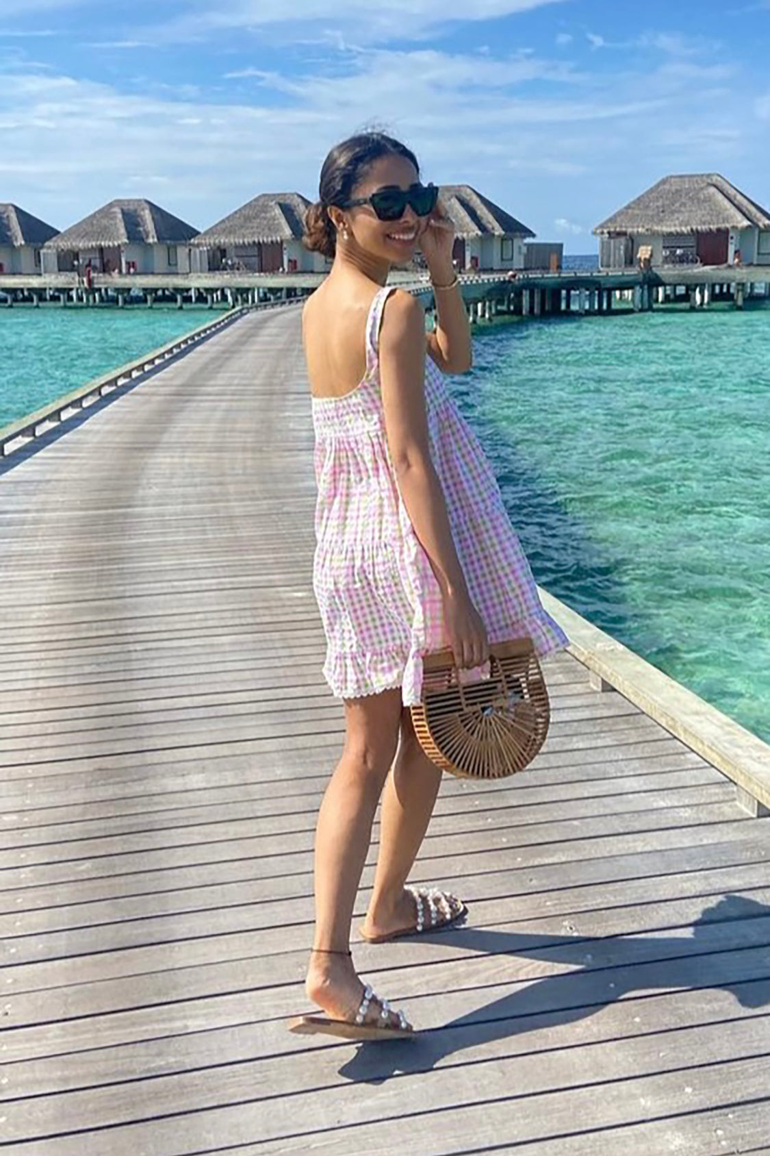 Juhi Godambe in Cherie One Shoulder Short Dress