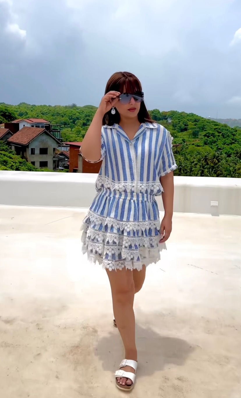 Hina Khan in Tate Mini Skirt