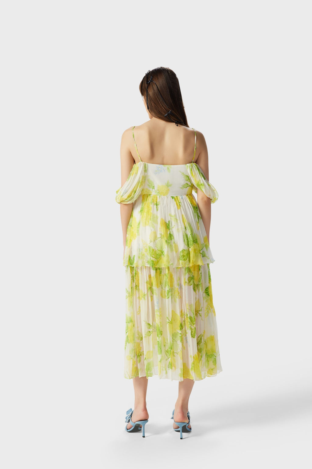 Rakulpreet Singh in Fleur Strappy Midi Dress