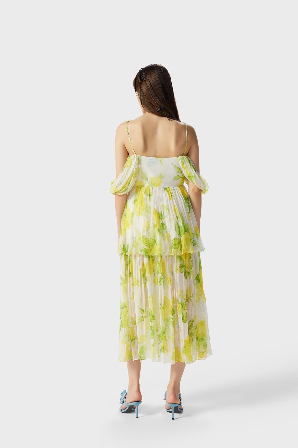 Rakulpreet Singh in Fleur Strappy Midi Dress