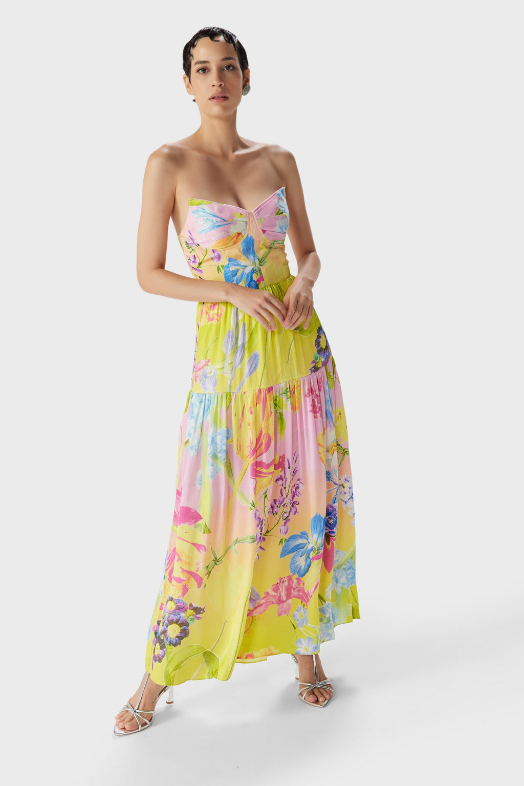 Tira Corset Midi Dress
