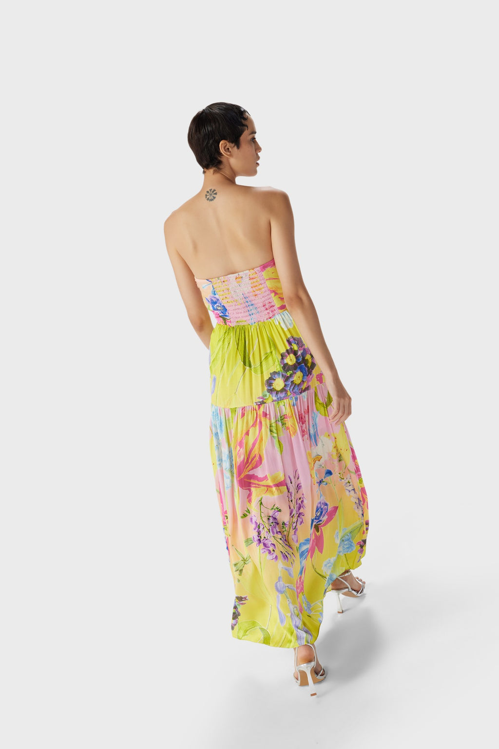 Tira Corset Midi Dress