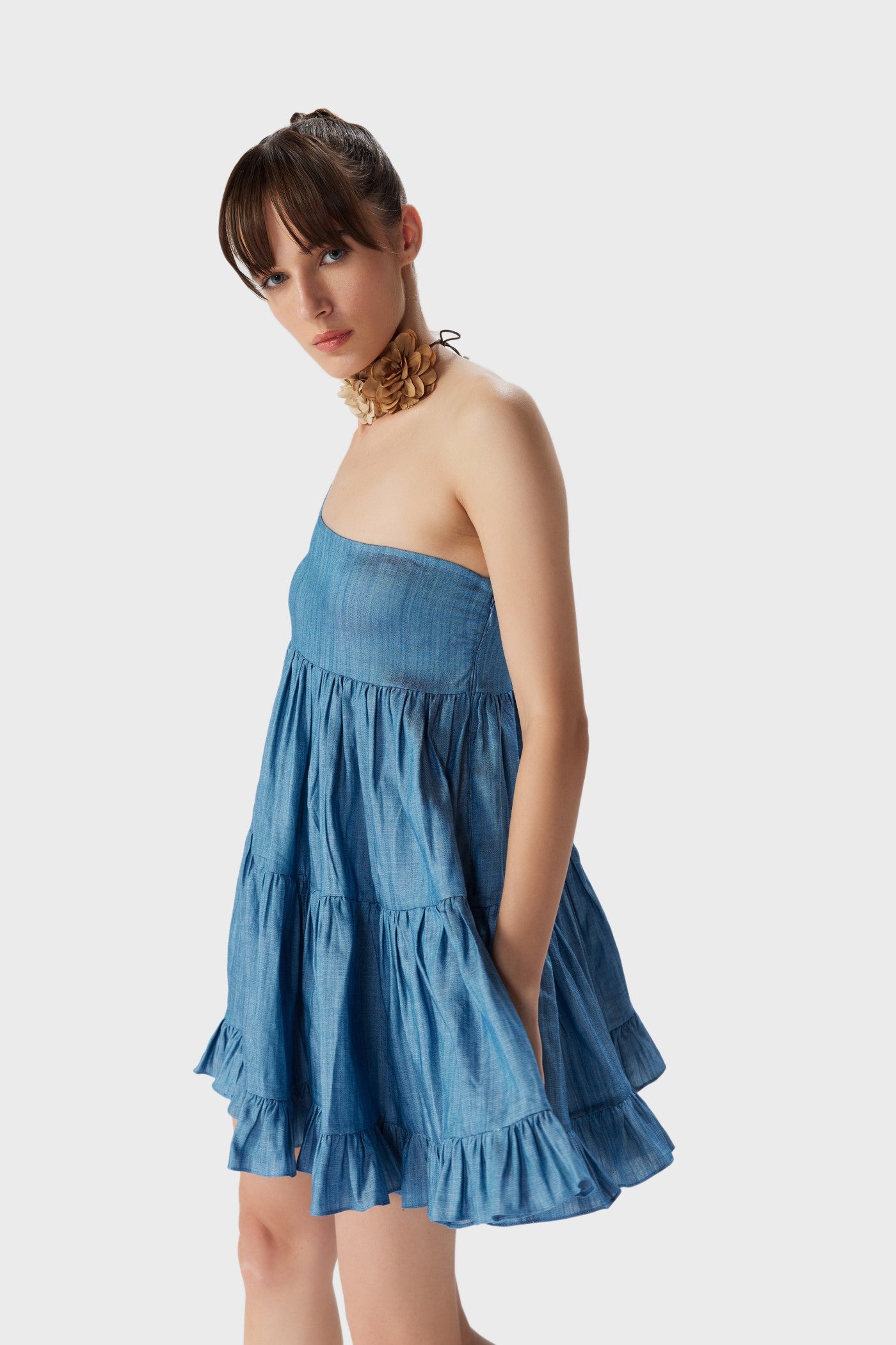 Rory One Shoulder Short Dress