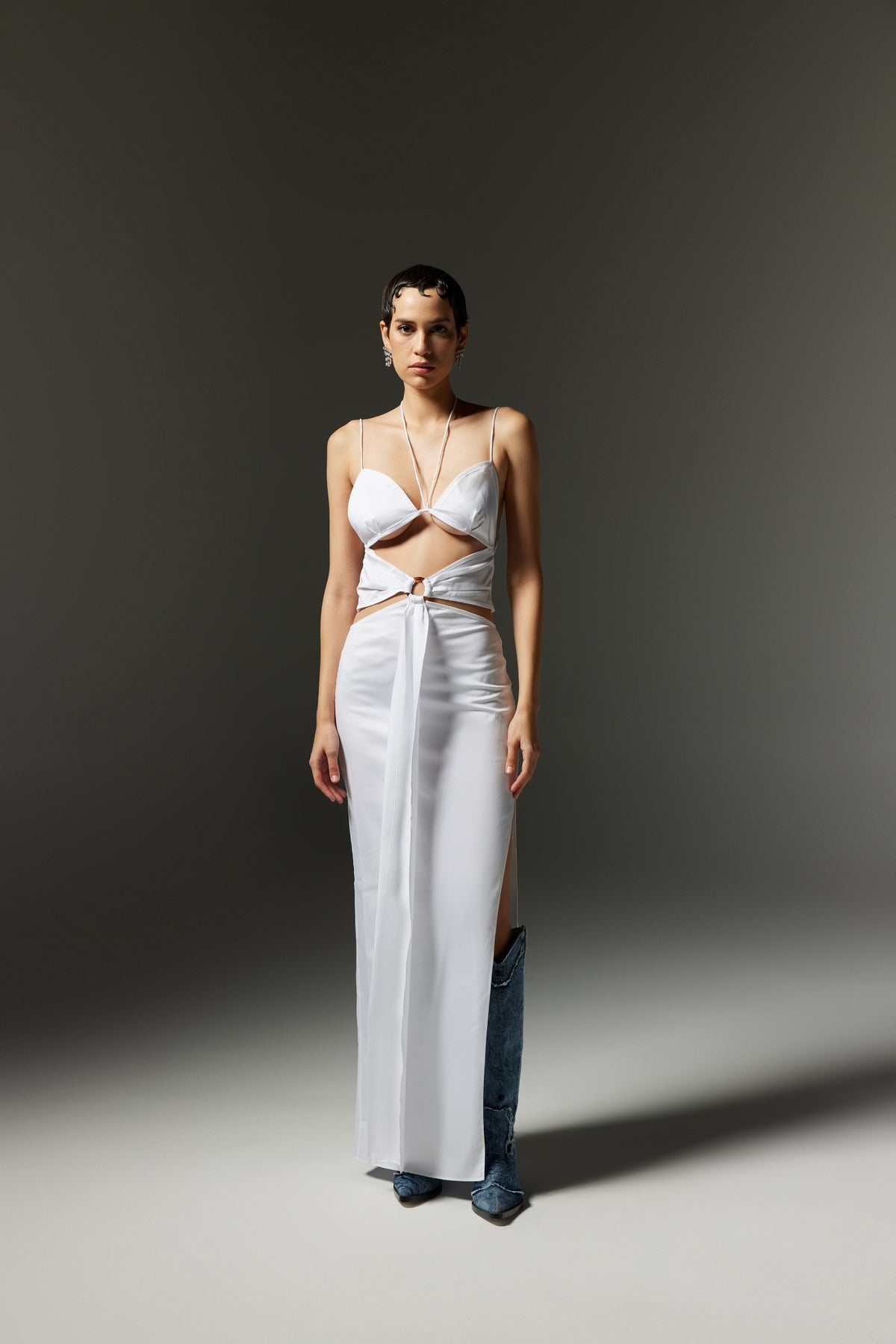 Swan Strappy Dress