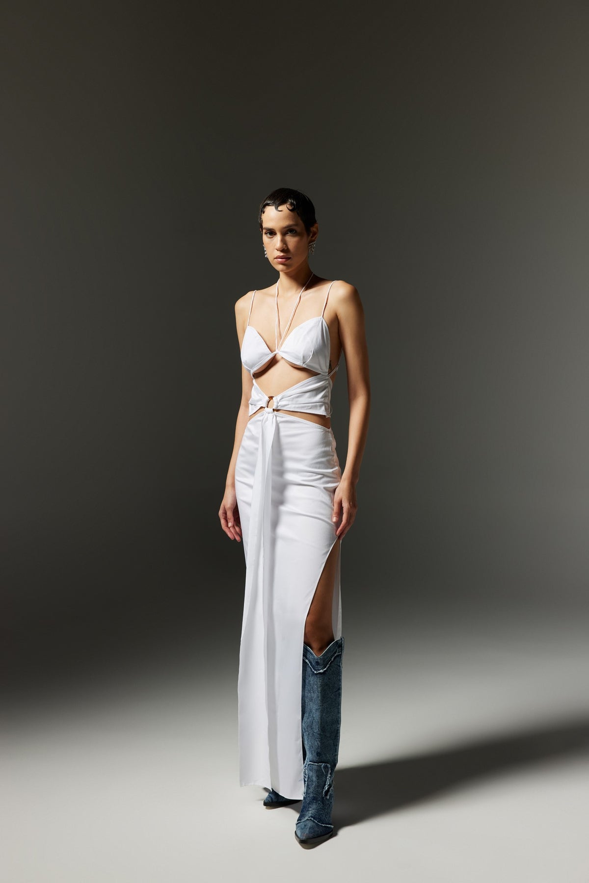 Swan Strappy Dress