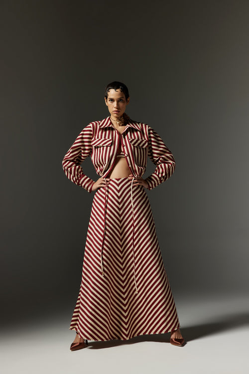 Bria A-line Long Skirt