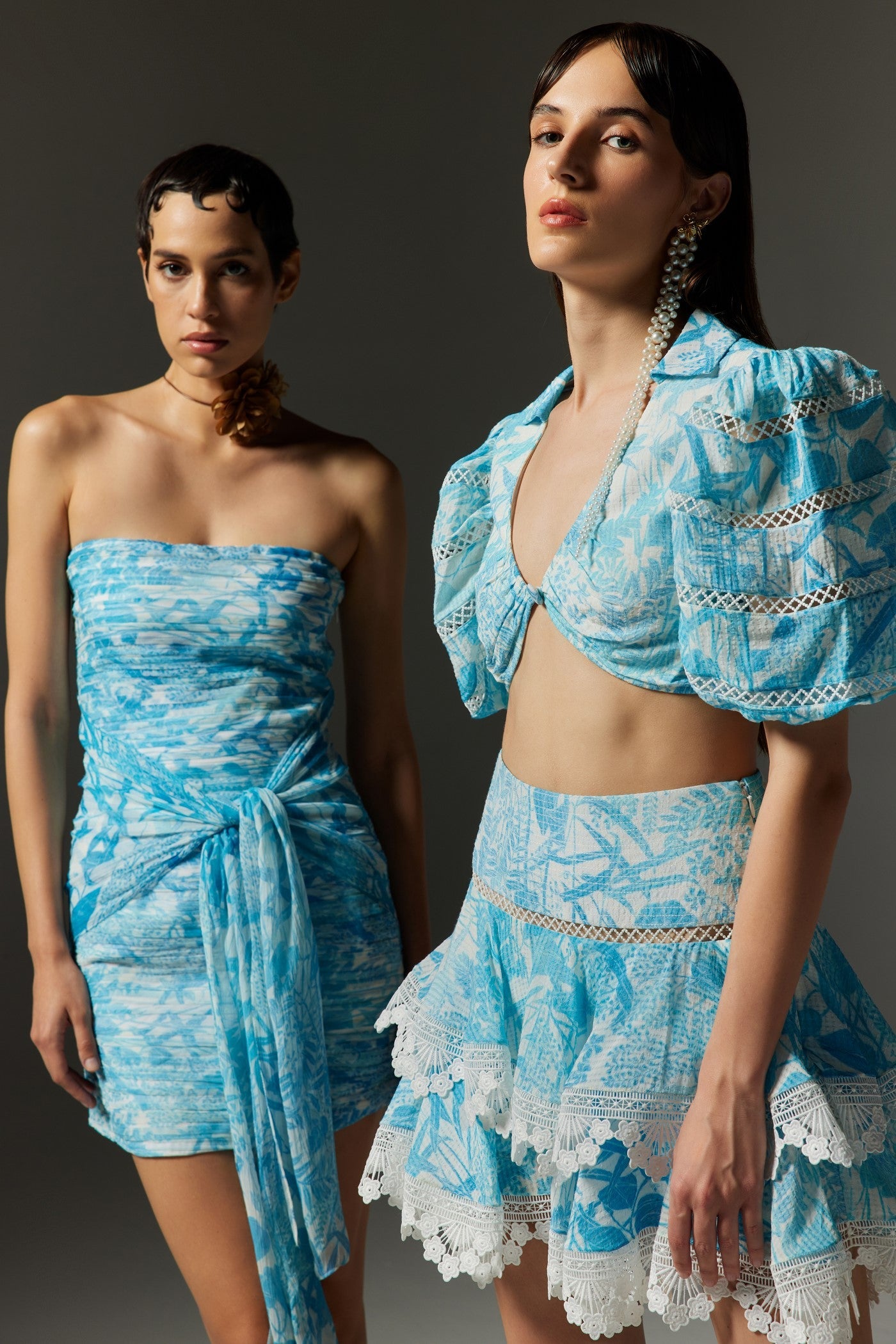 Tal Set(Crop Top & Skirt)