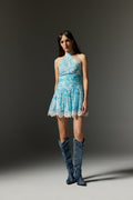 Tal Halter Mini Dress
