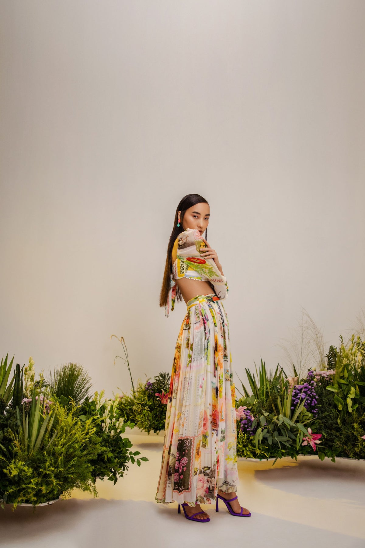 Koto Bandeau & Midi Skirt