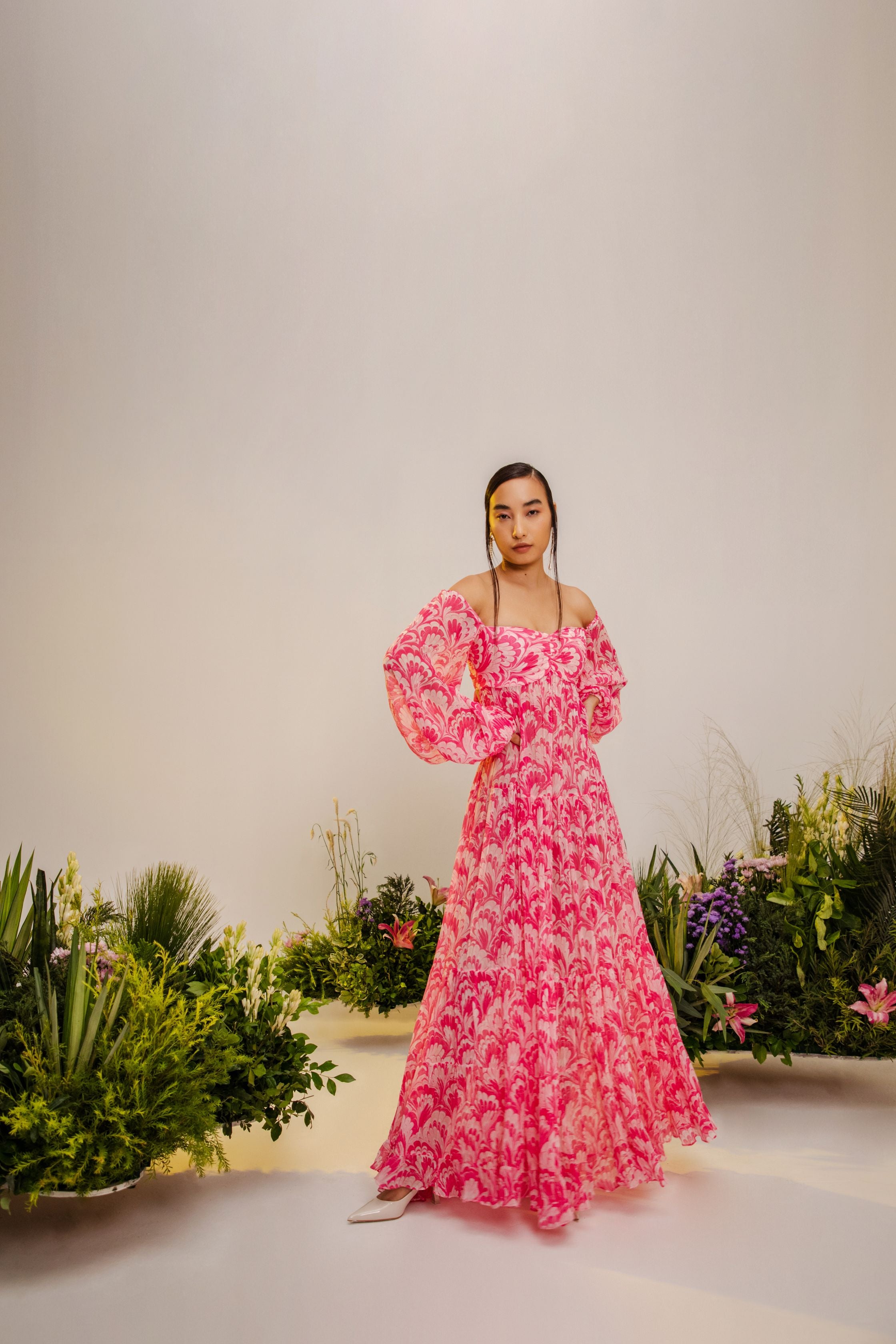 Kimi Off Shoulder Long Beach Dress