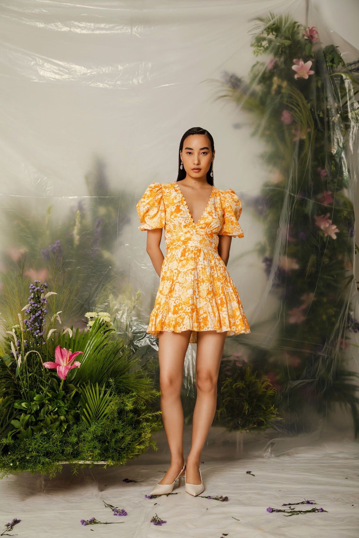 Saki Short Dress