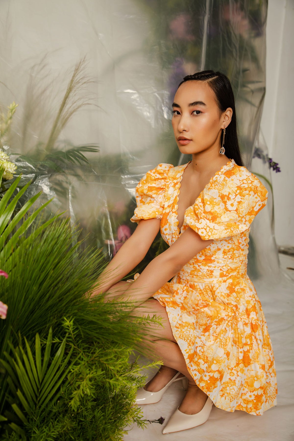 Saki Short Dress