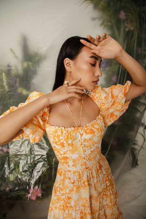 Smriti Khanna in Saki Midi Dress